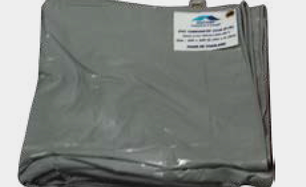 FR2219 420 GSM Fire Retardant PVC Tarpaulin with High Tensile Strength and Weatherproof Design, Suitable for Protective Coverings, Scaffolding, and Commercial Tarp Applications with Anti-Microbial Coating